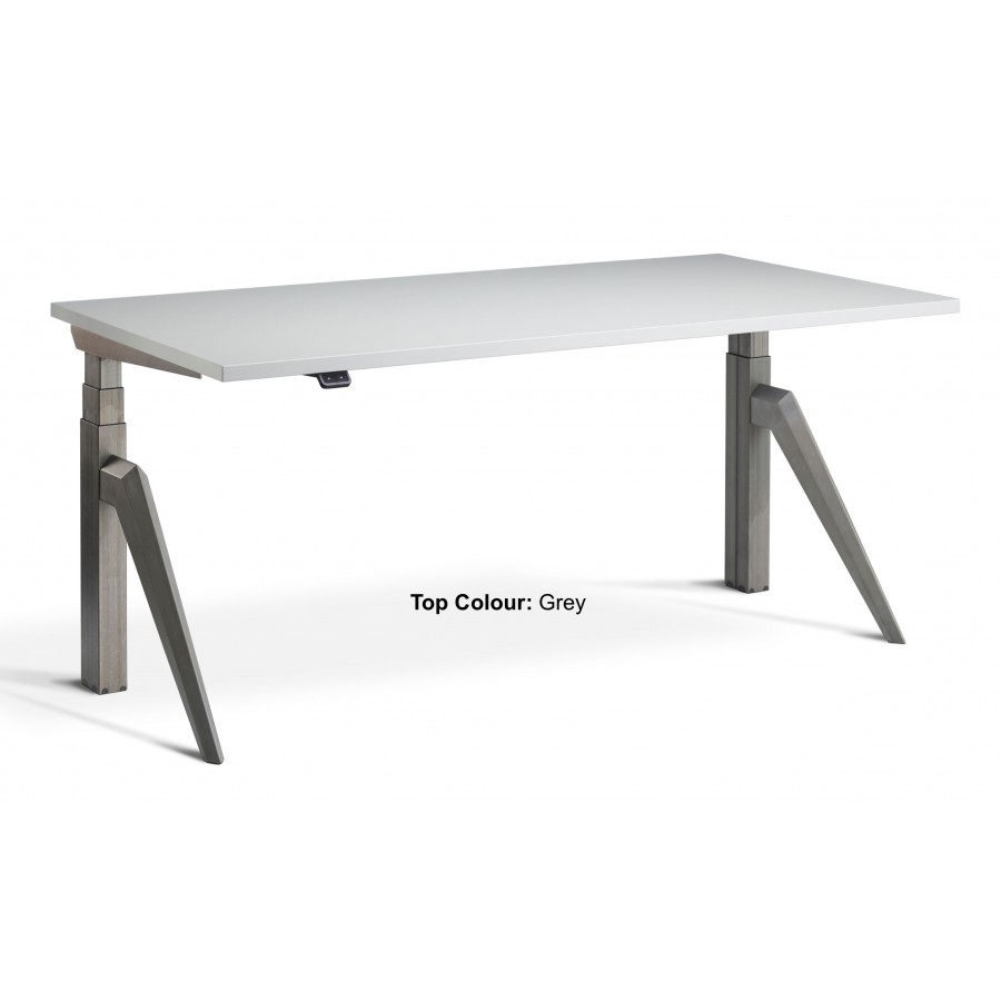 Five Dual Motor Tapered Leg Height Adjustable Desk